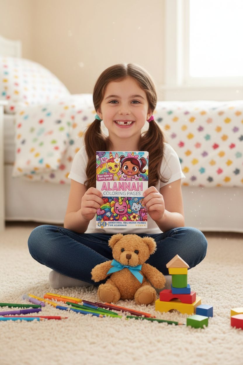 Alannah personal coloring pages