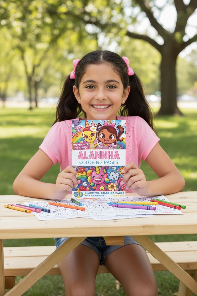Alannha personal coloring pages