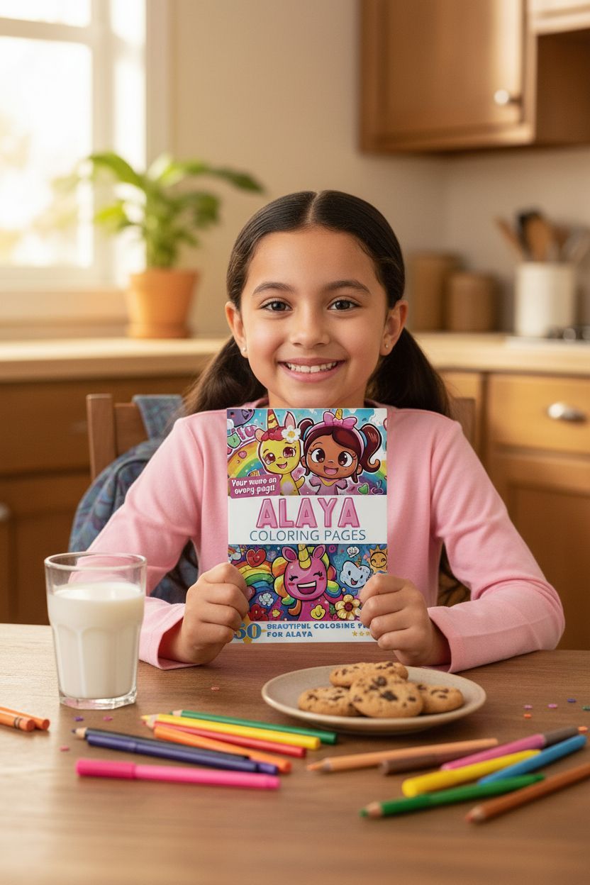 Alaya personal coloring pages