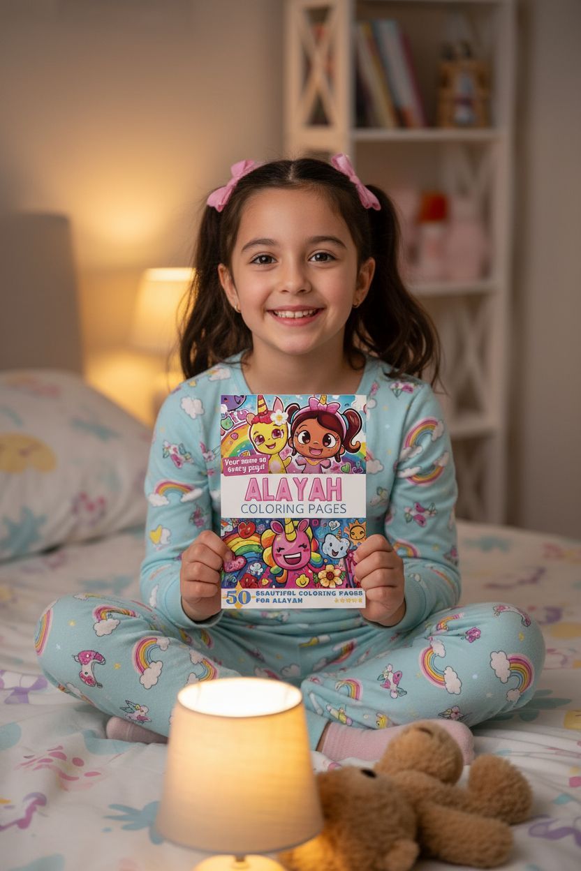 Alayah personal coloring pages