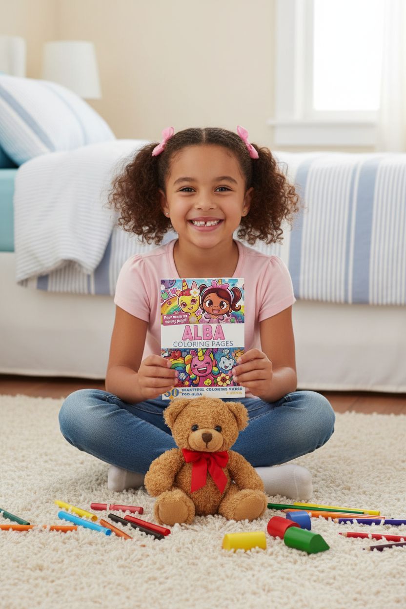 Alba personal coloring pages