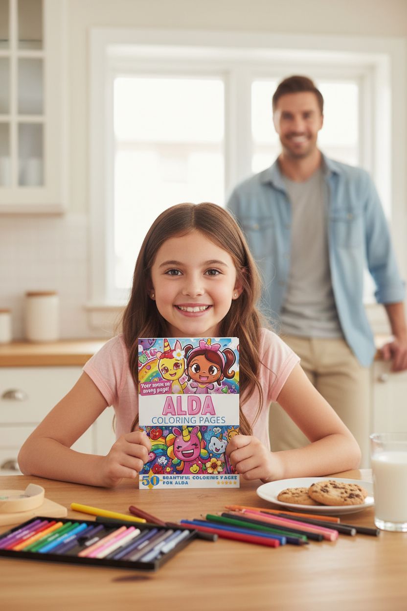 Alda personal coloring pages