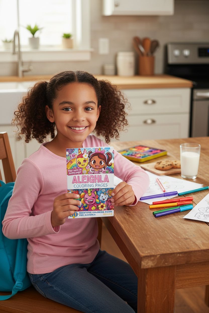 Aleighla personal coloring pages