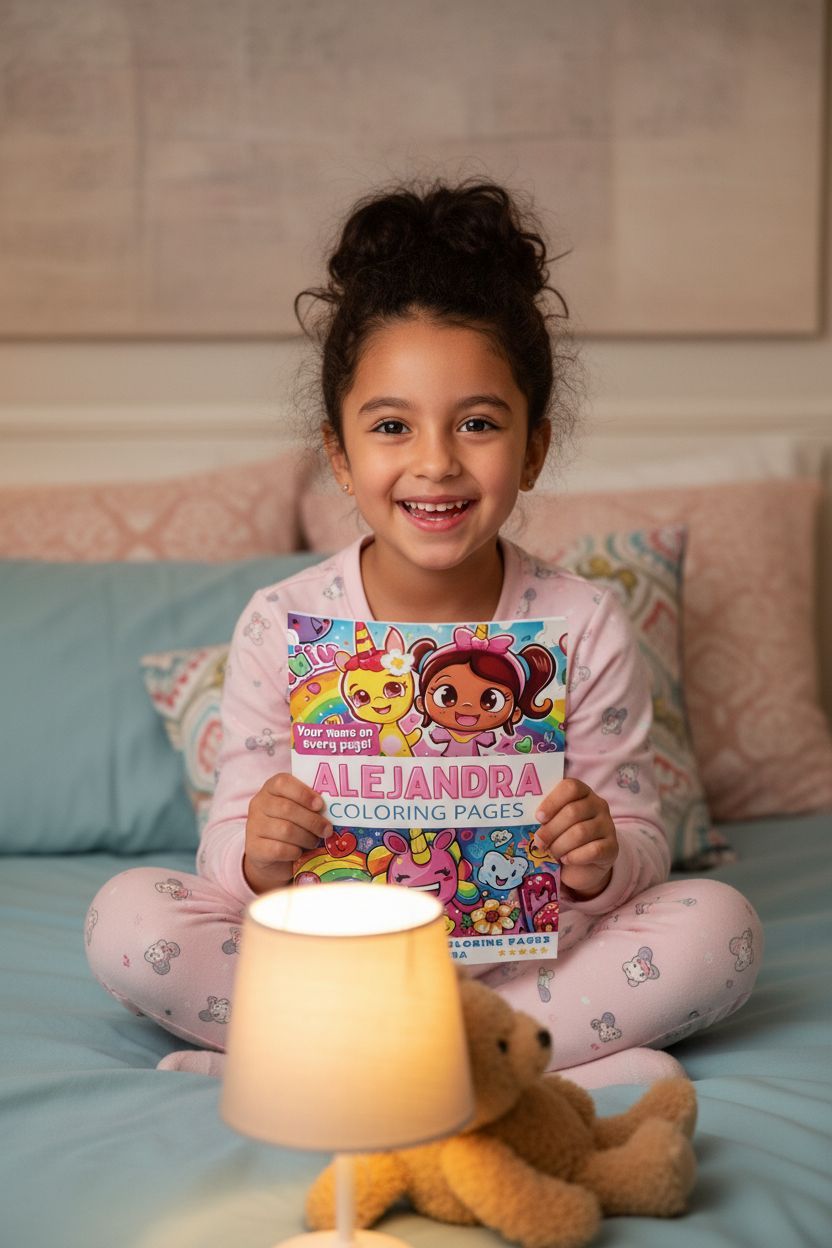 Alejandra personal coloring pages