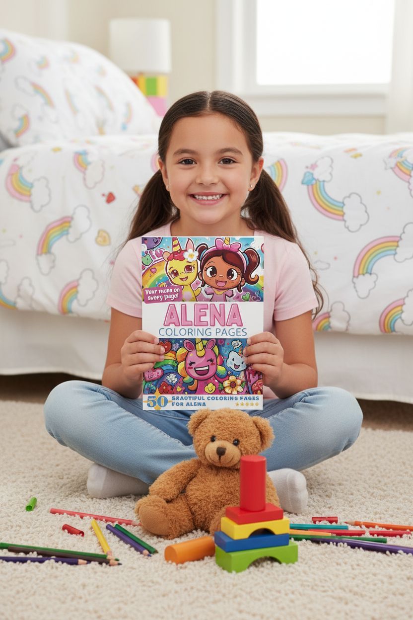 Alena personal coloring pages