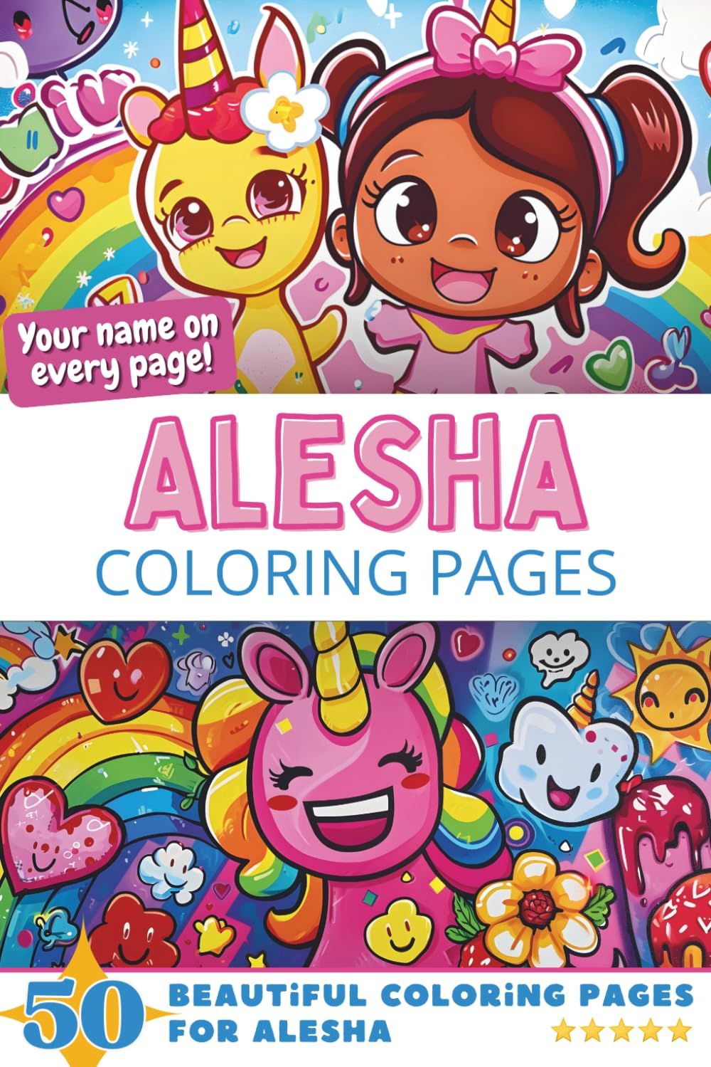 Alesha Coloring Book Cover