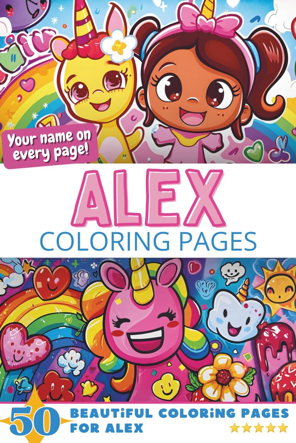 Alex Coloring Book Cover