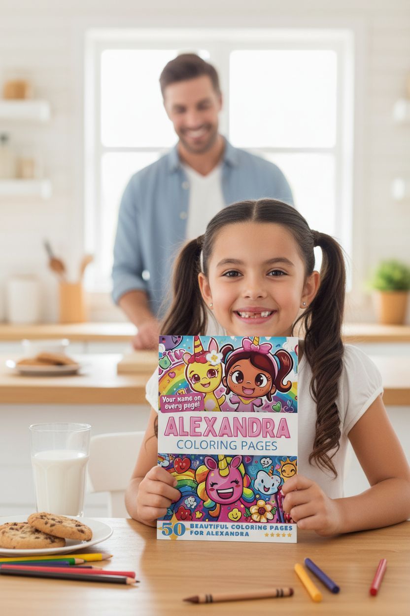 Alexandra personal coloring pages