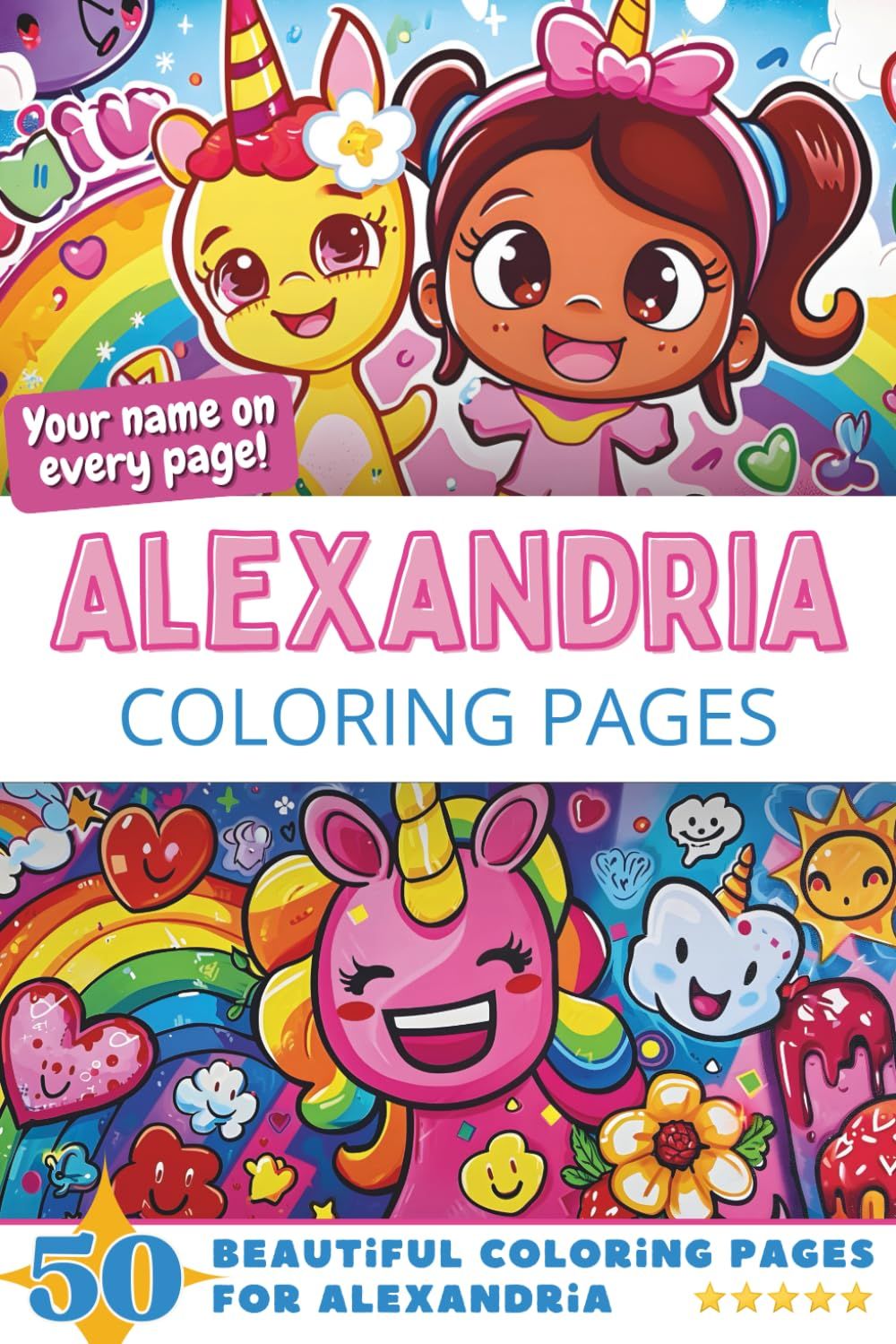 Alexandria Coloring Book Cover