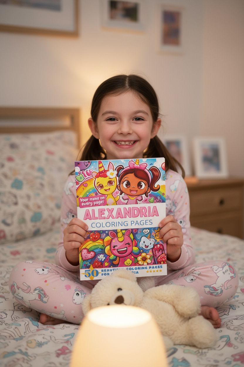 Alexandria personal coloring pages