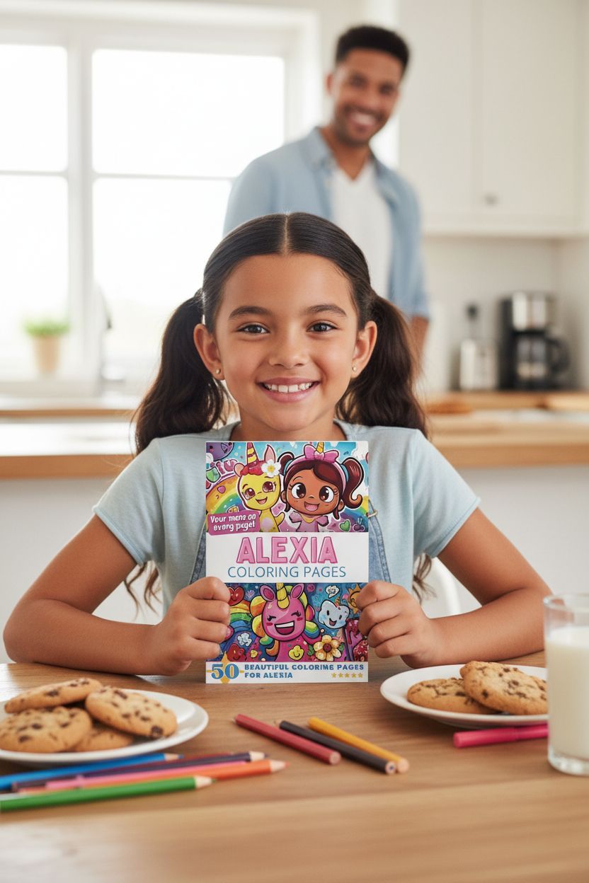 Alexia personal coloring pages