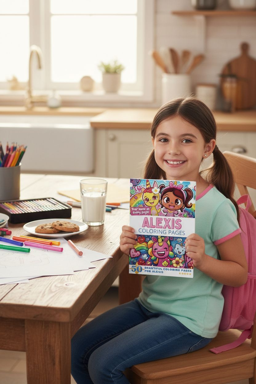 Alexis personal coloring pages