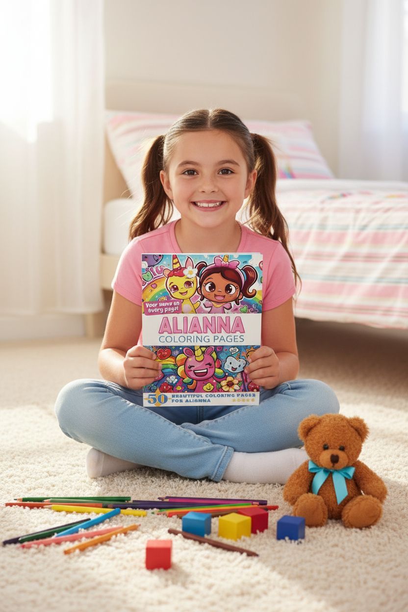 Alianna personal coloring pages