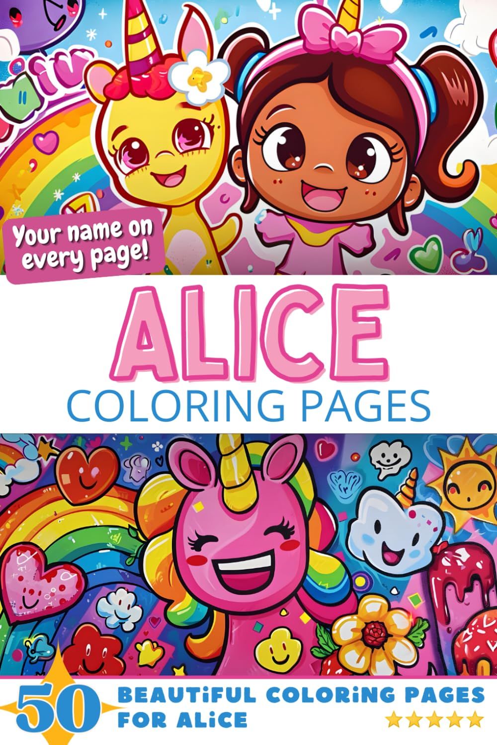 Alice Coloring Book Cover