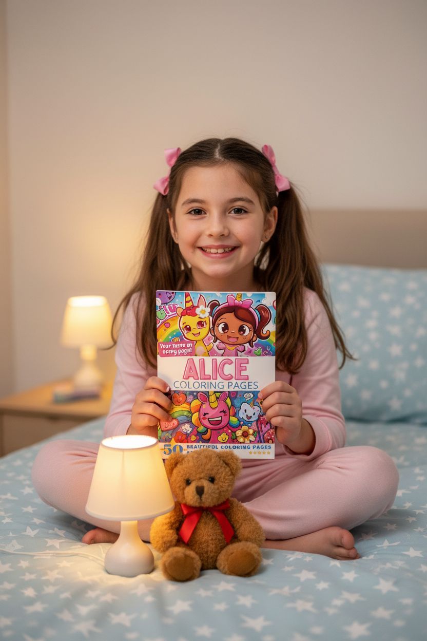 Alice personal coloring pages