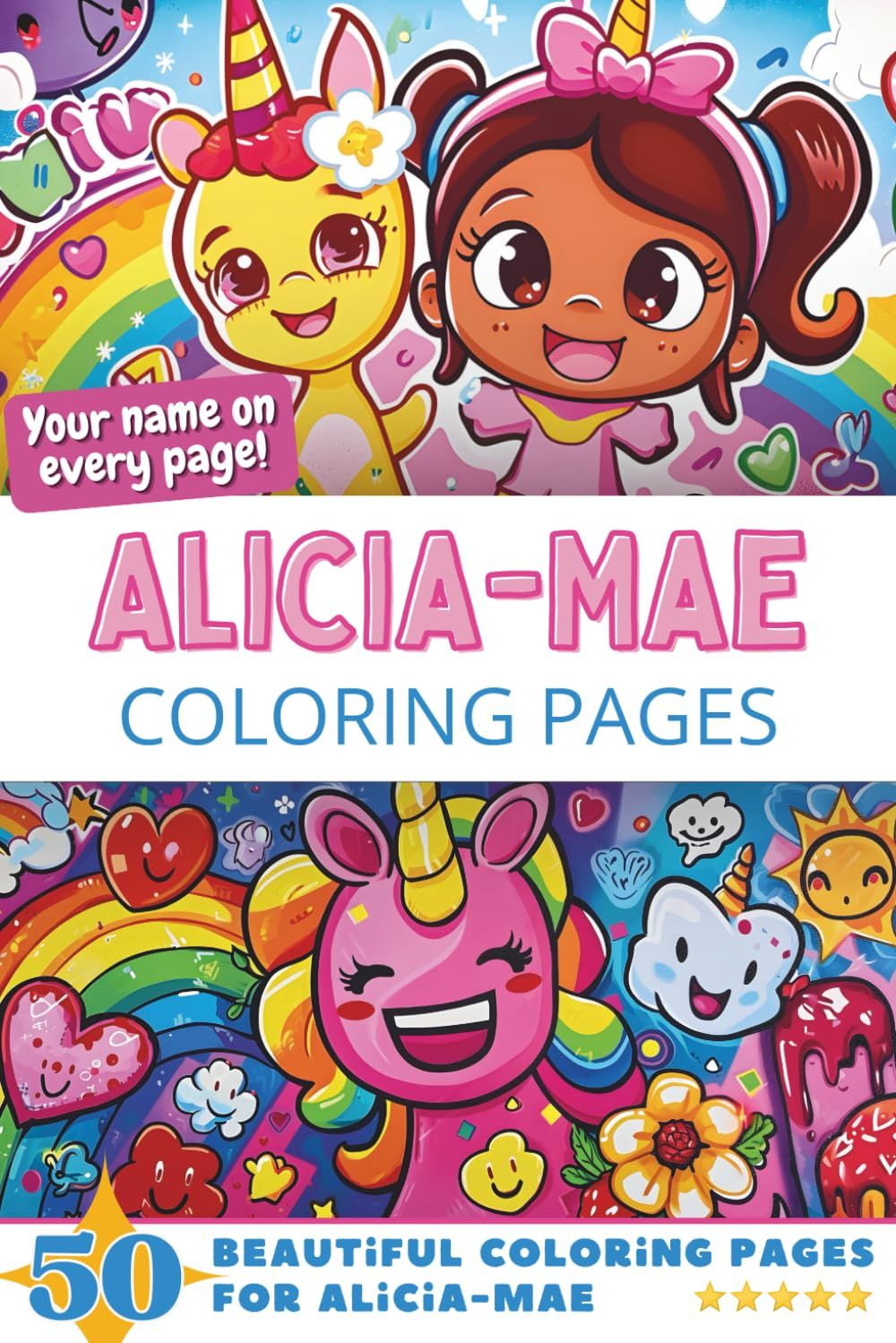 Alicia-Mae Coloring Book Cover