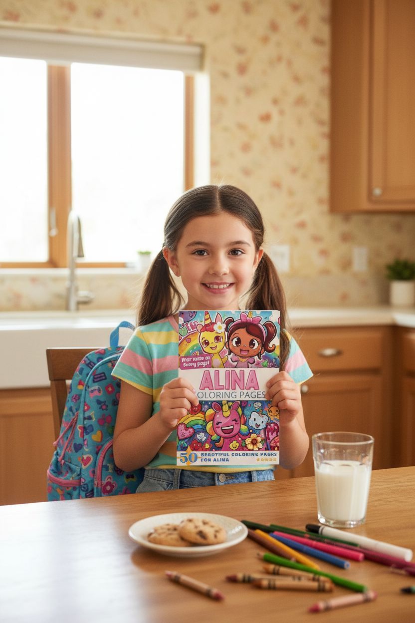 Alina personal coloring pages