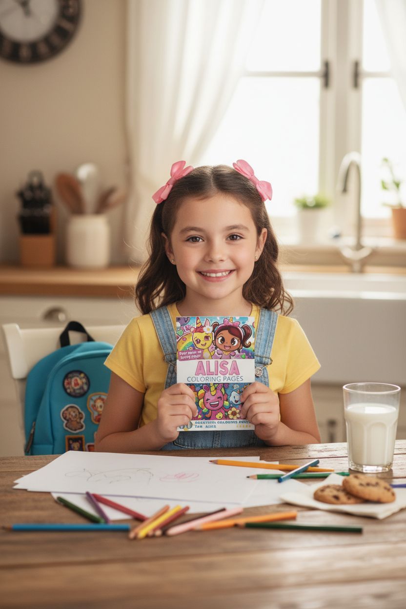 Alisa personal coloring pages