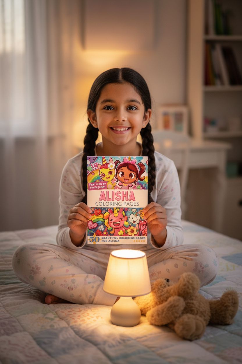 Alisha personal coloring pages