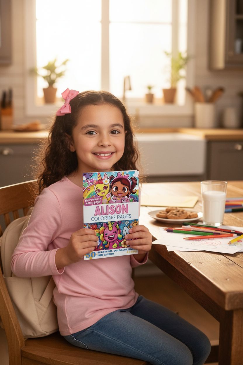 Alison personal coloring pages