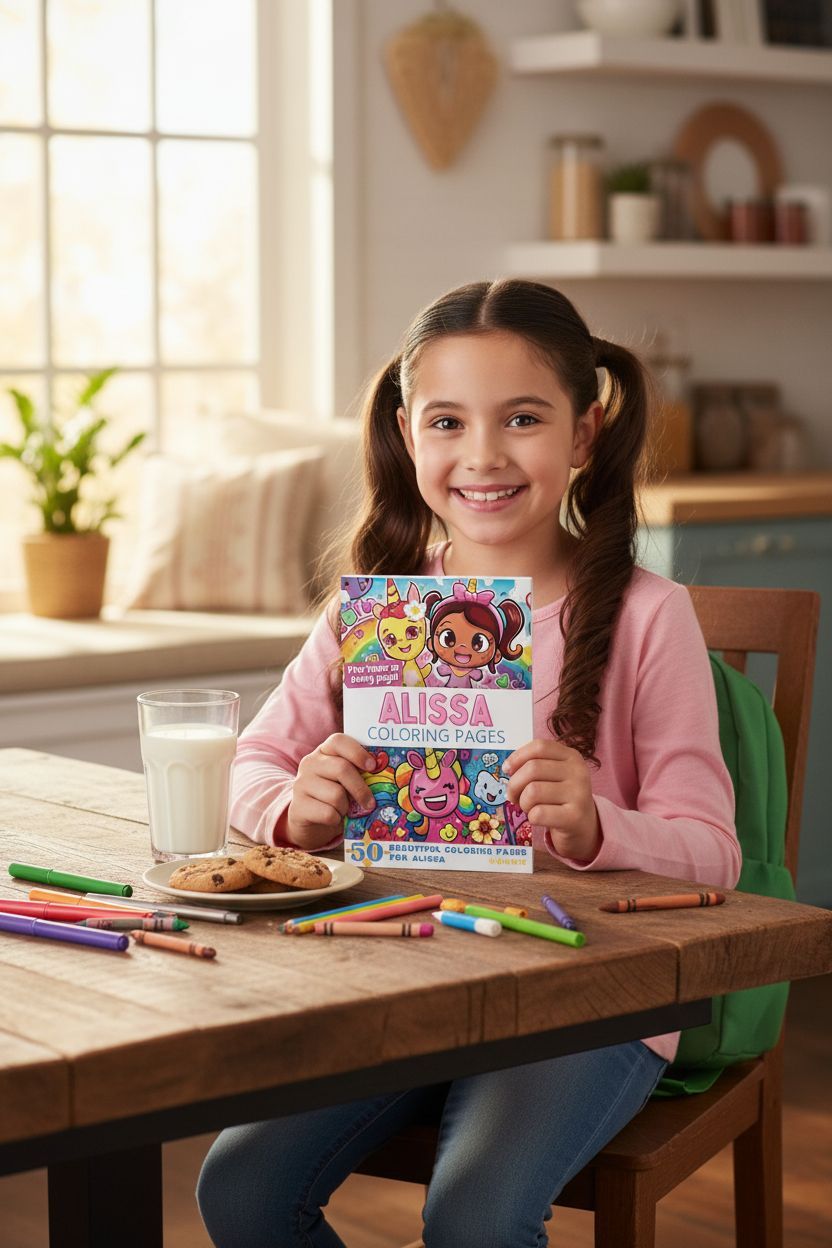 Alissa personal coloring pages