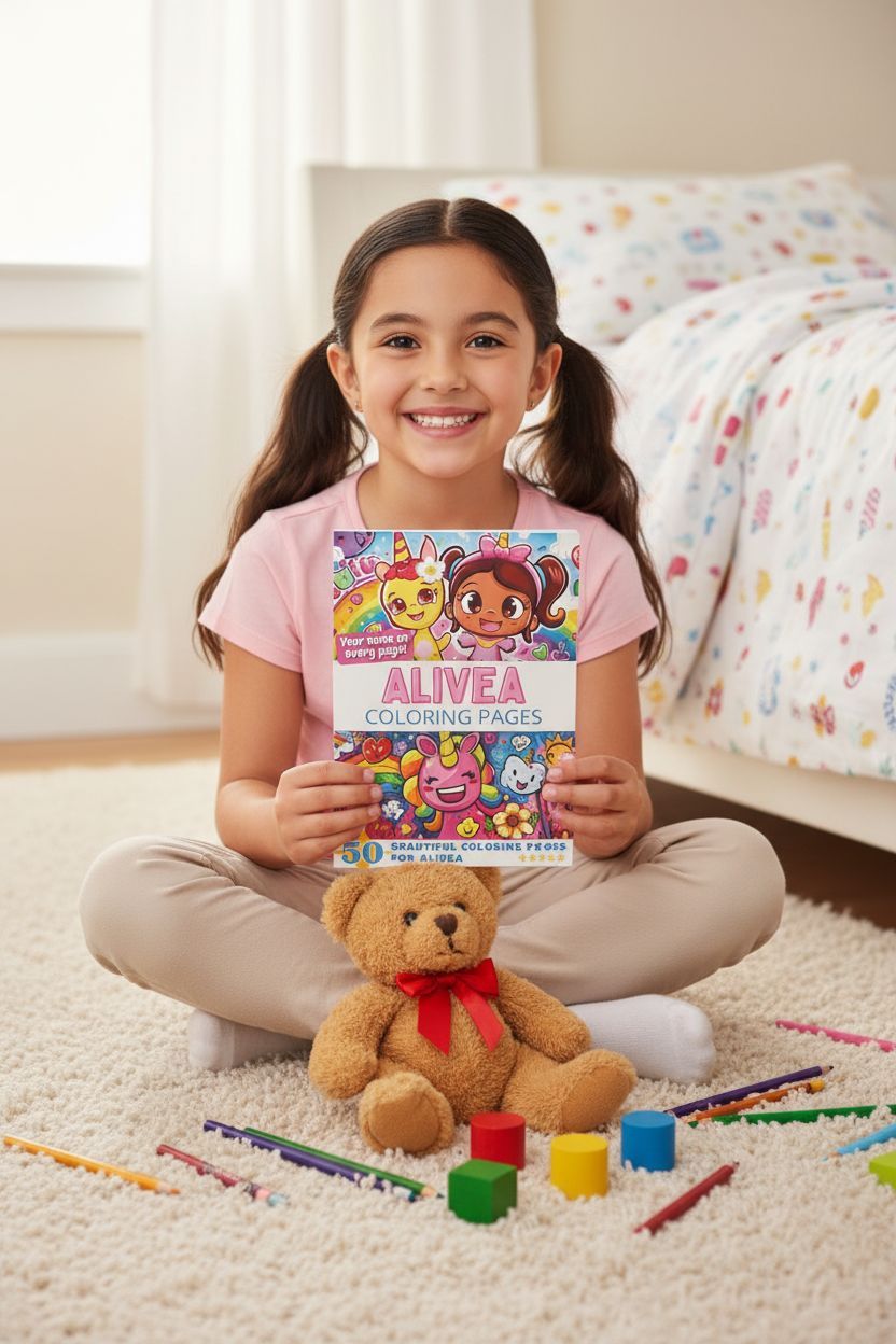 Alivea personal coloring pages