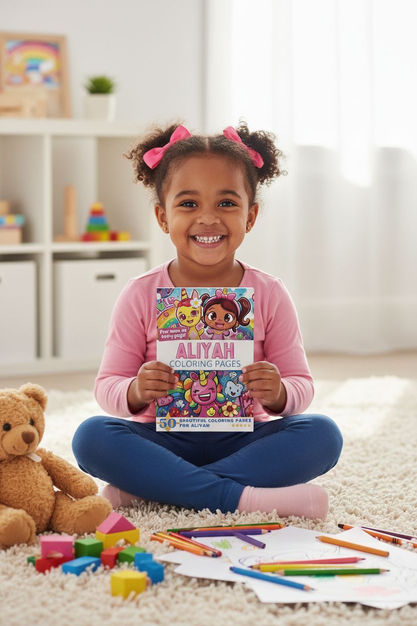 Aliyah personal coloring pages