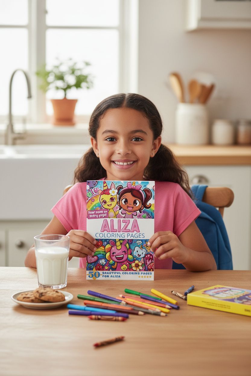 Aliza personal coloring pages