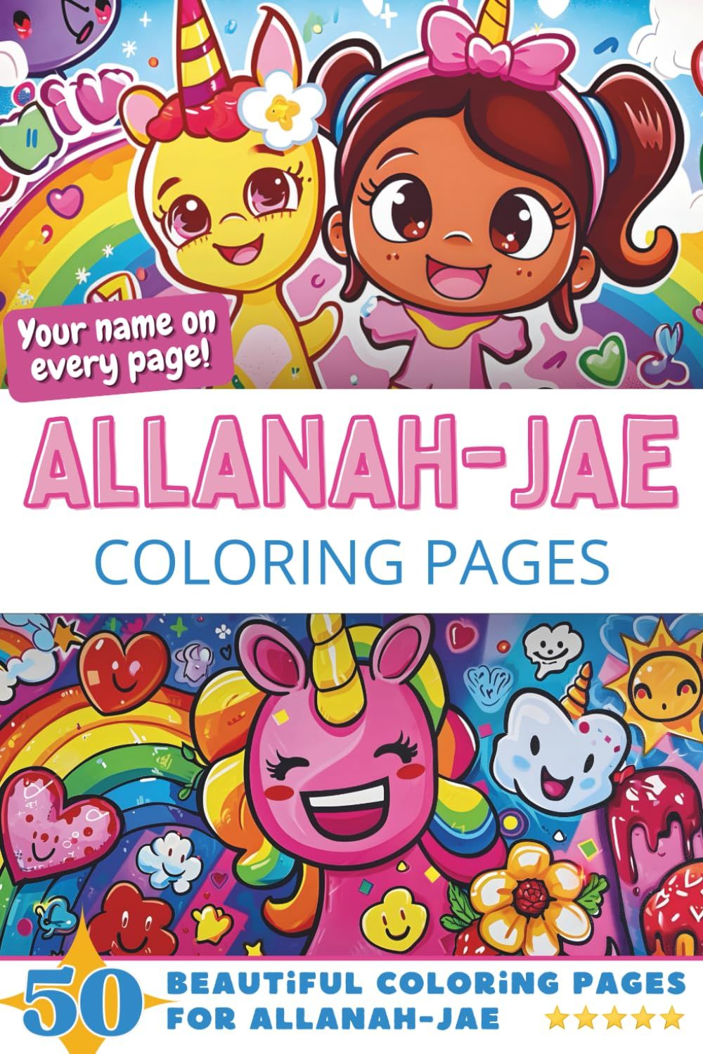 Allanah-Jae Coloring Book Cover