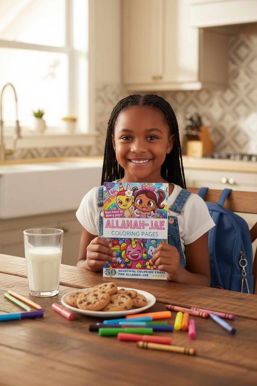 Allanah-Jae personal coloring pages