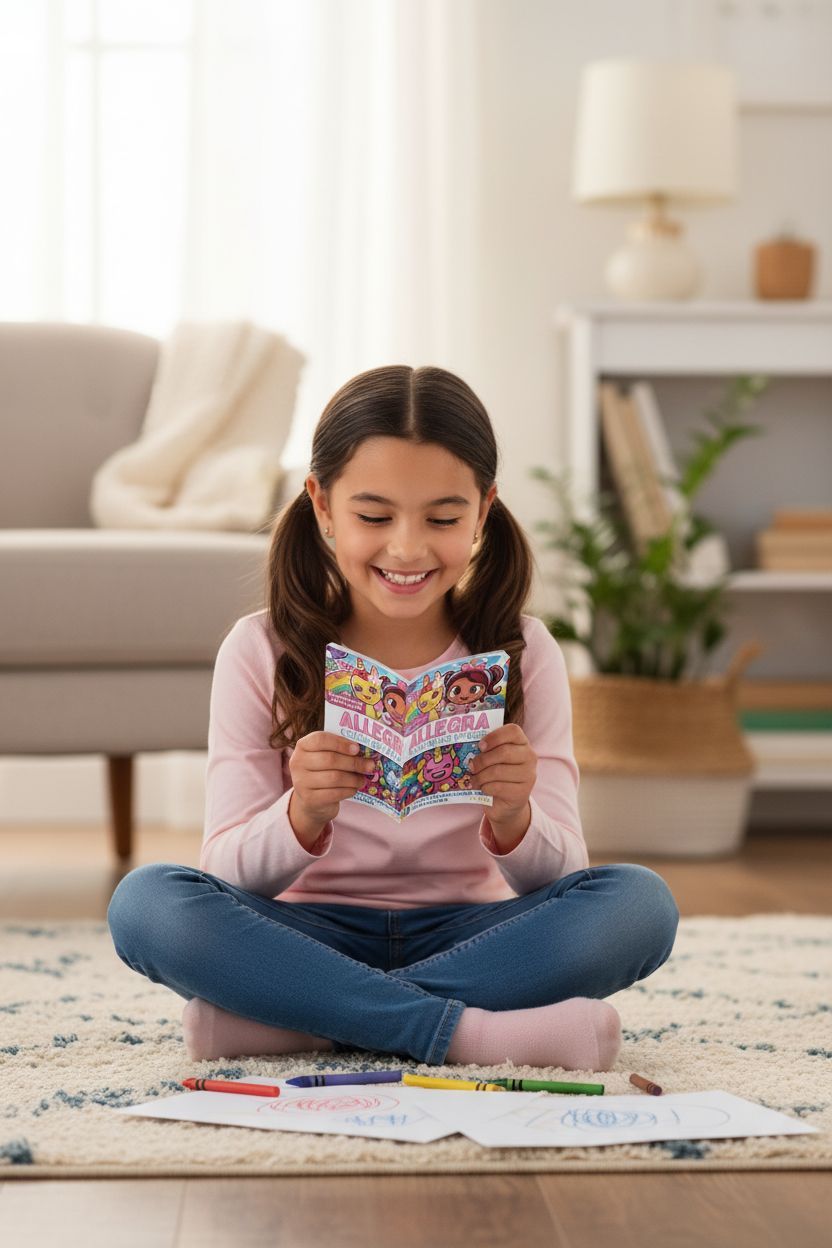 Allegra personal coloring pages