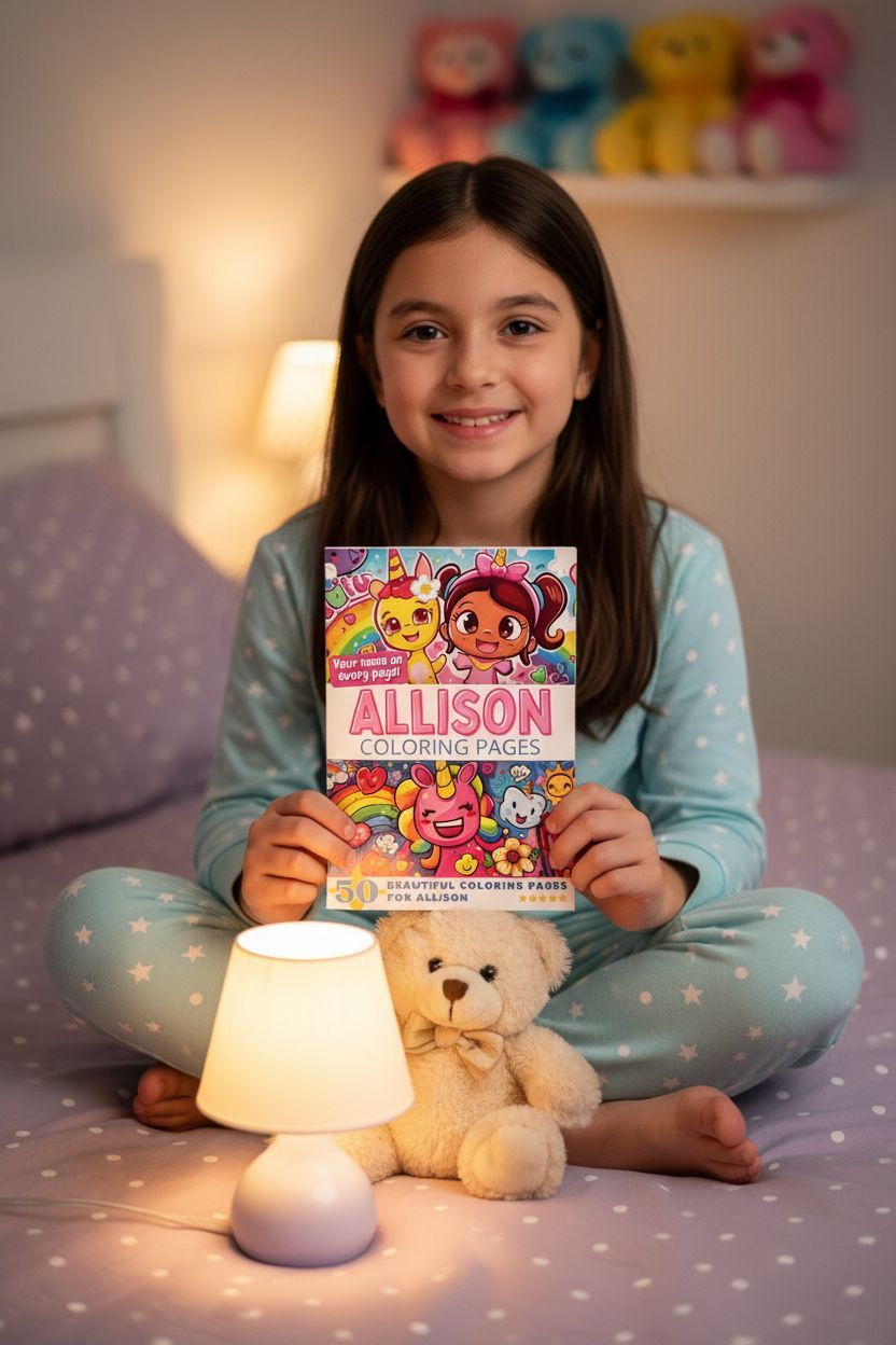 Allison personal coloring pages