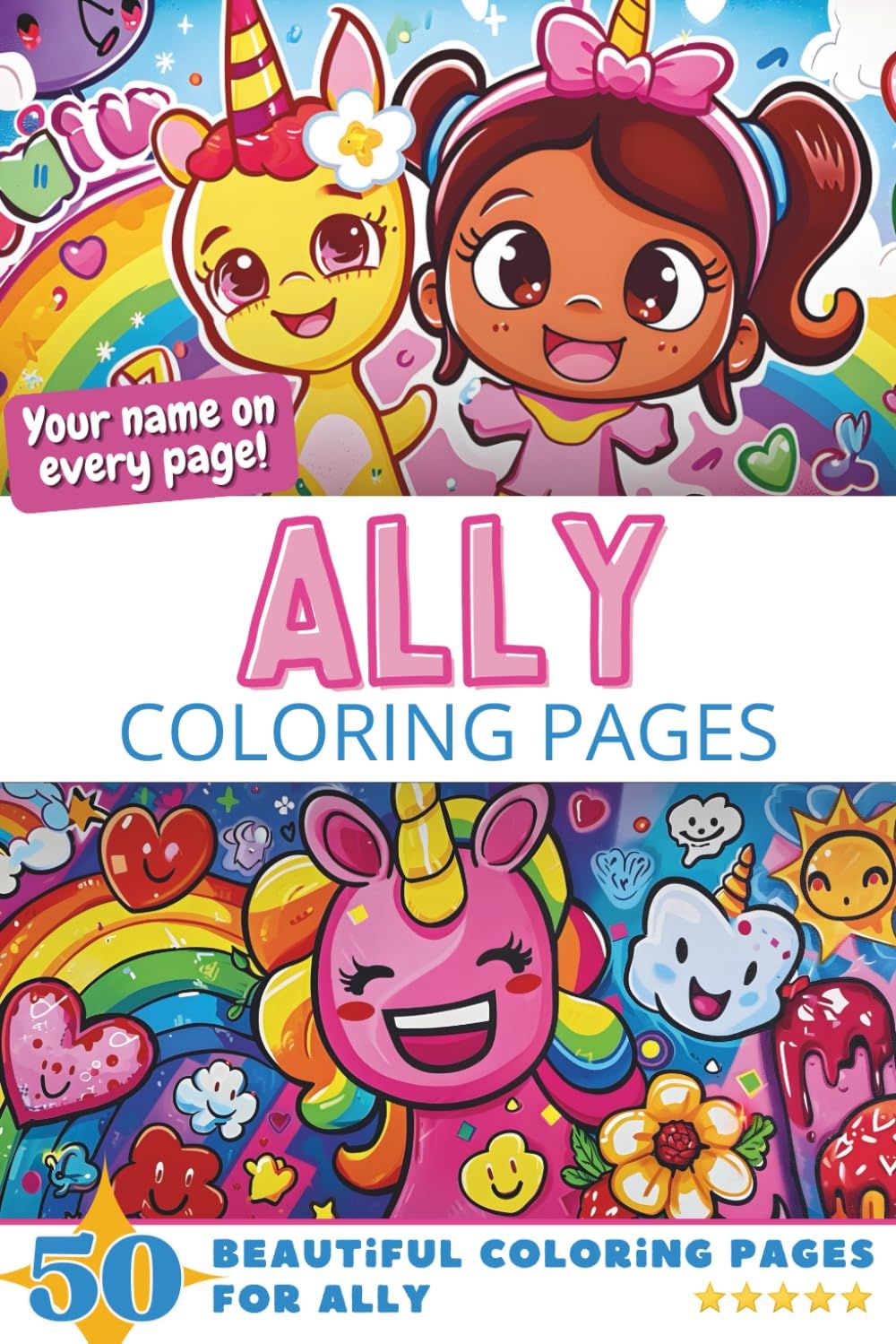 Ally Coloring Book Cover