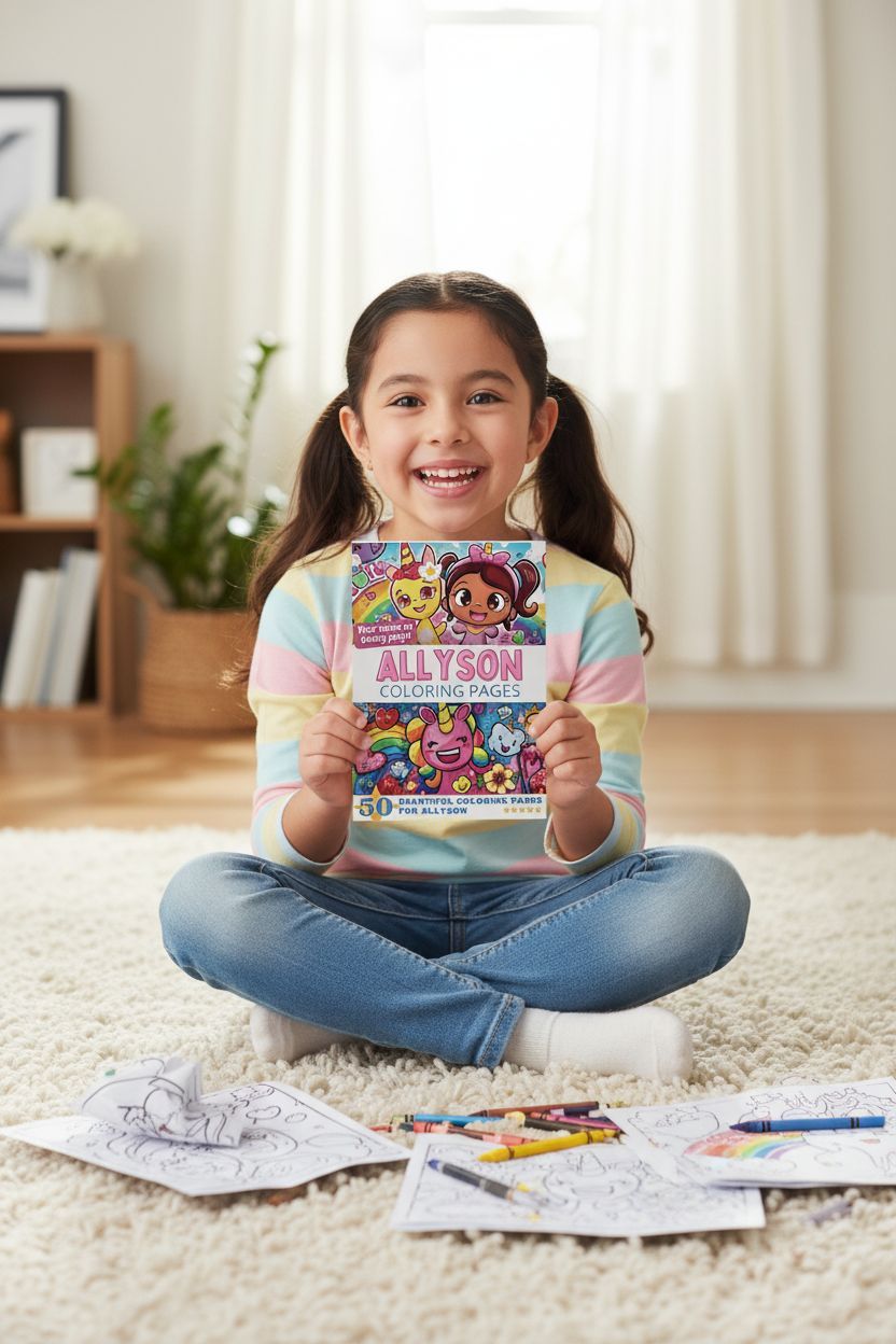 Allyson personal coloring pages