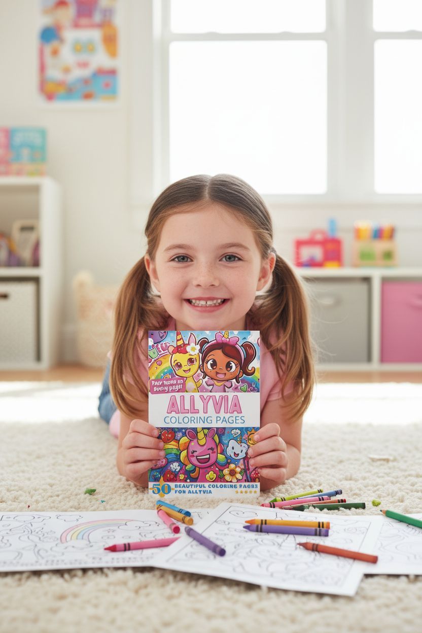 Allyvia personal coloring pages