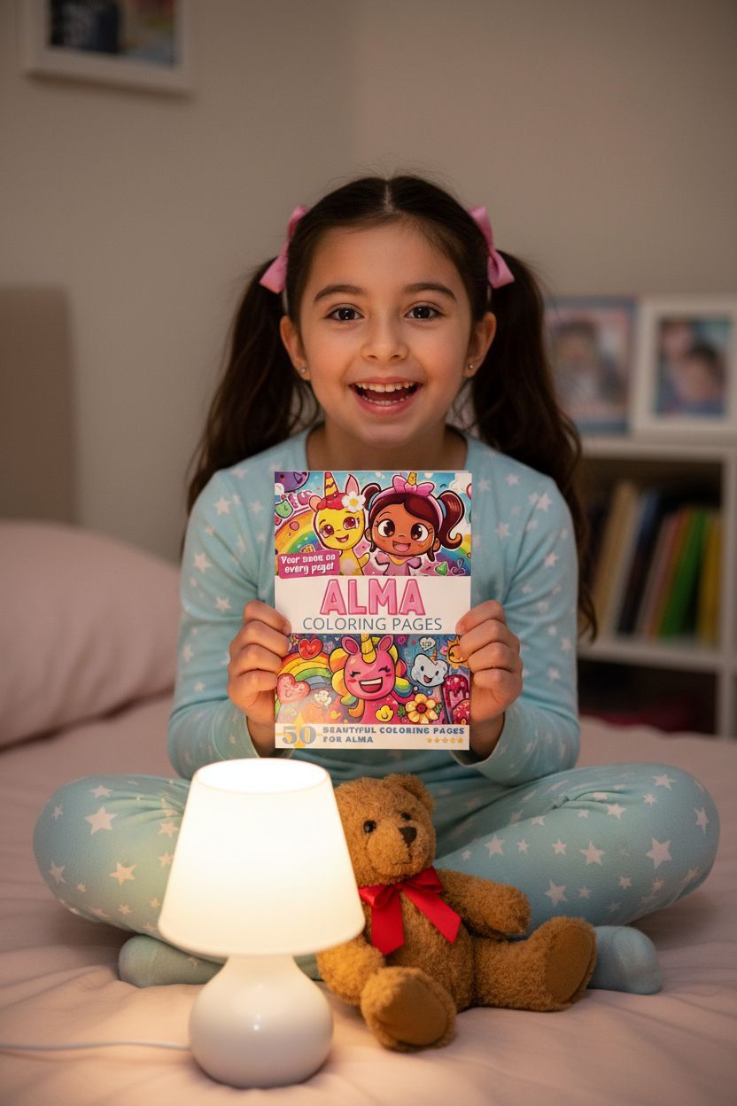 Alma personal coloring pages