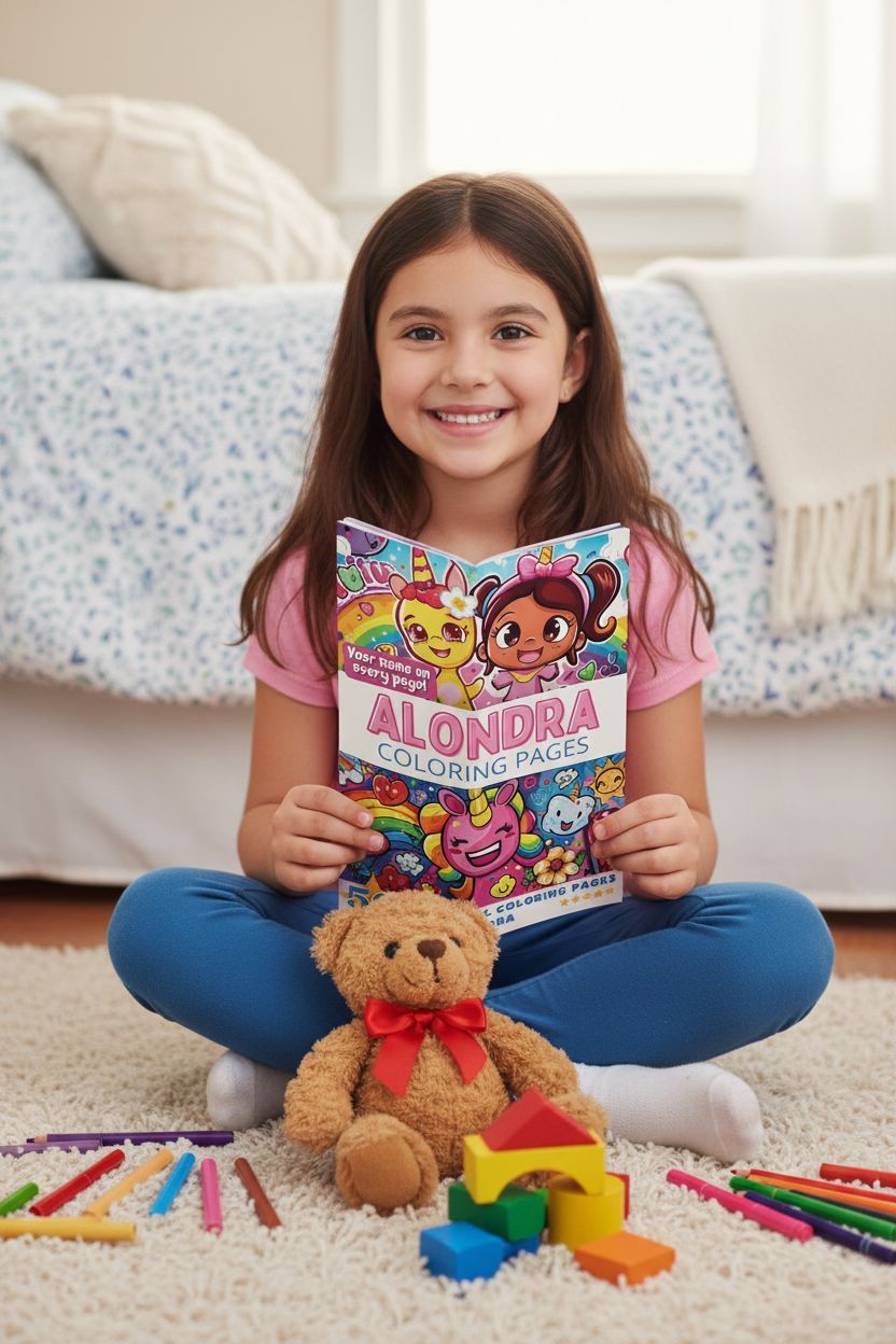 Alondra personal coloring pages