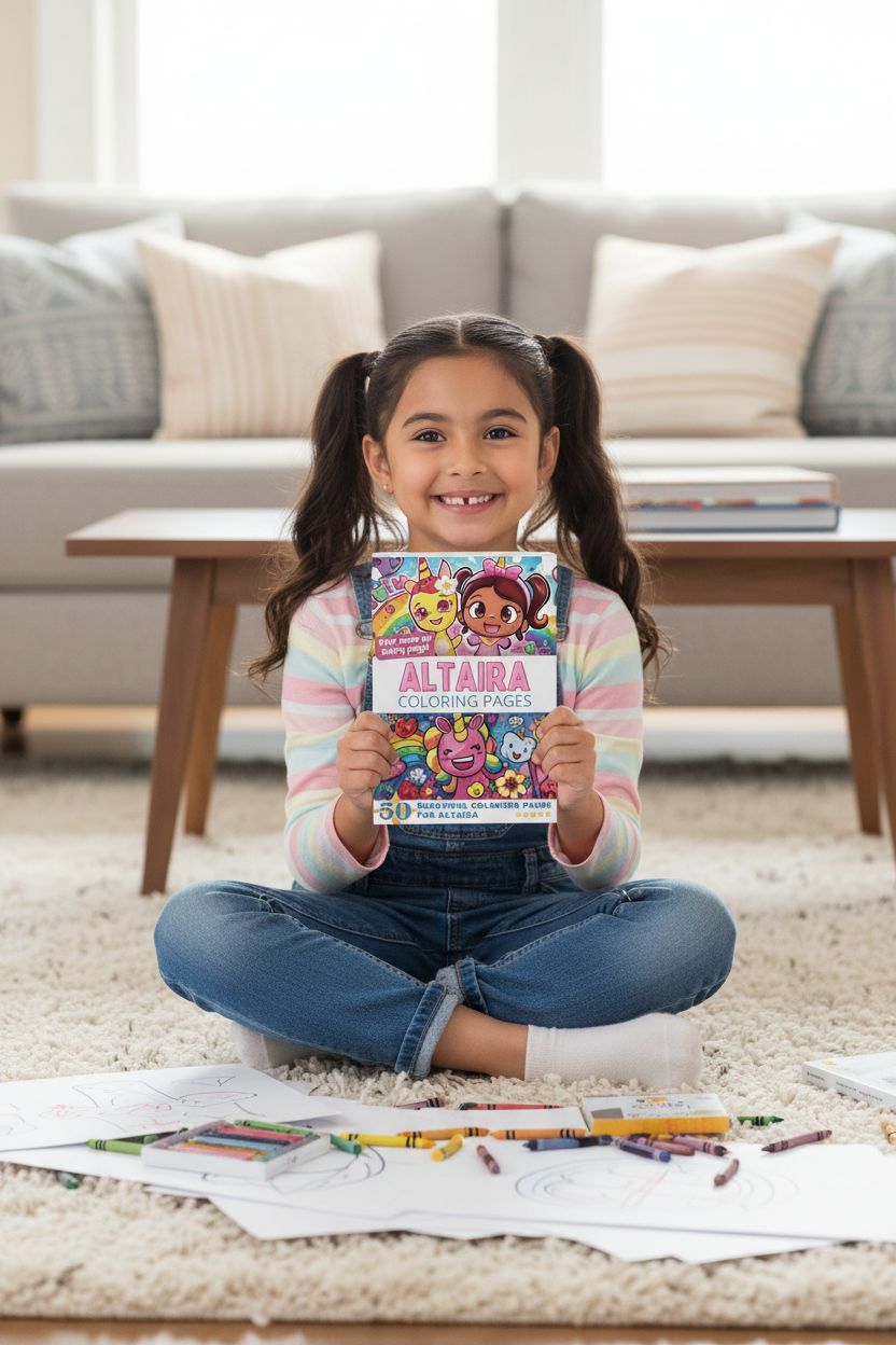 Altaira personal coloring pages