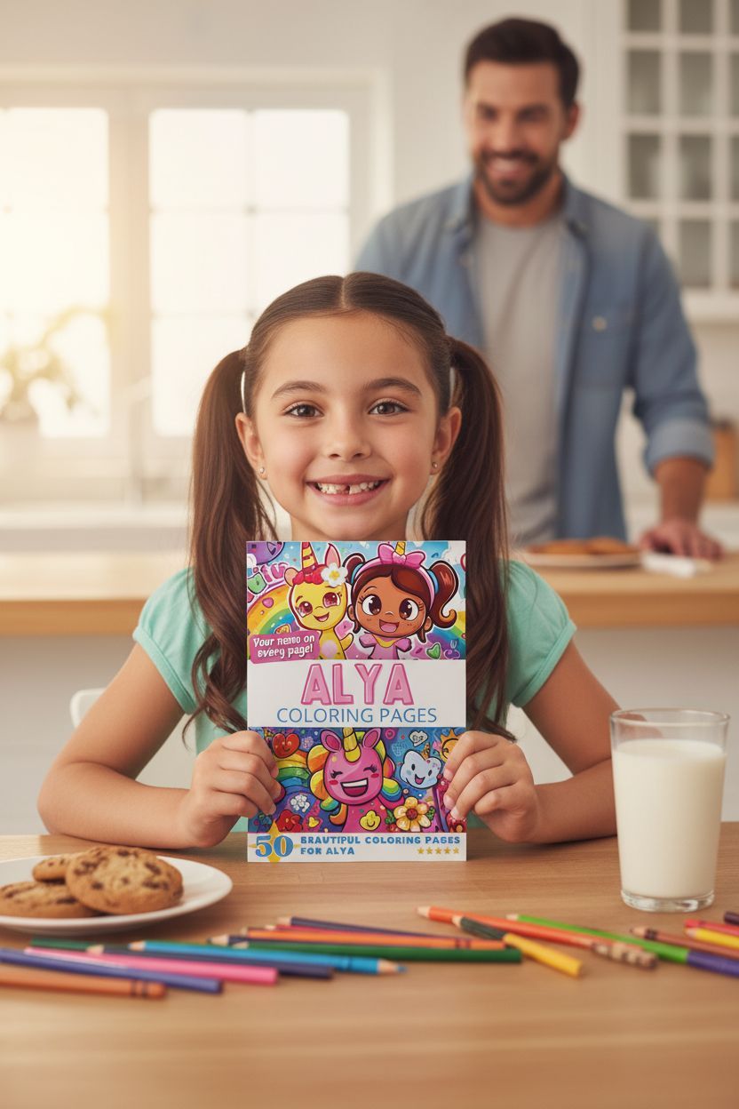 Alya personal coloring pages