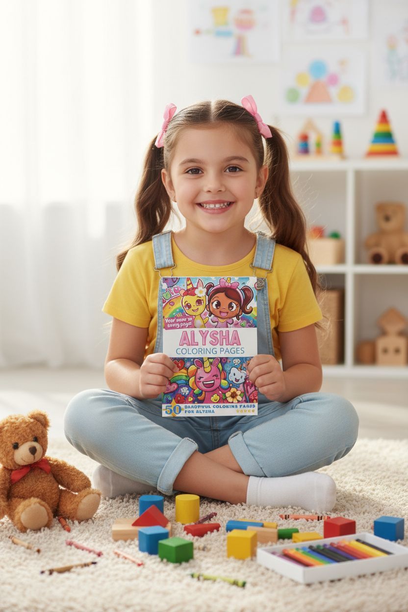 Alysha personal coloring pages