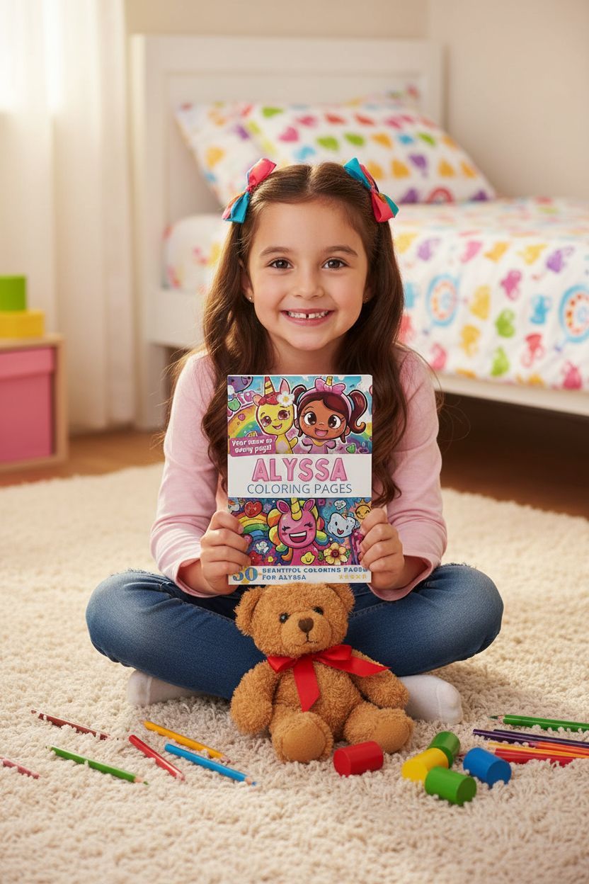 Alyssa personal coloring pages