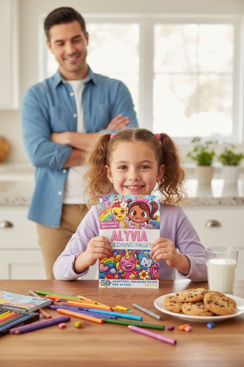 Alyvia personal coloring pages