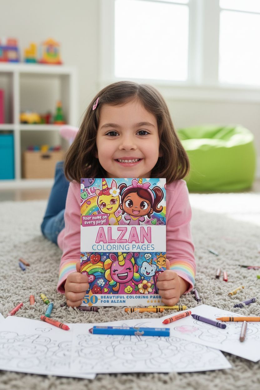 Alzan personal coloring pages