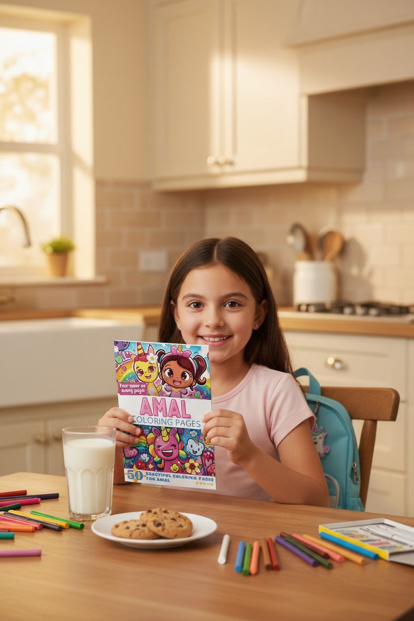 Amal personal coloring pages