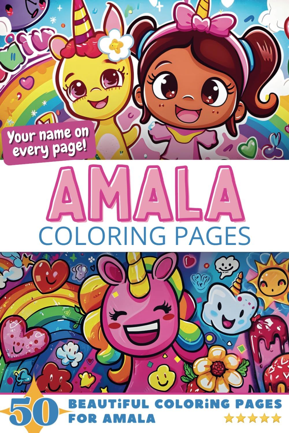 Amala Coloring Book Cover