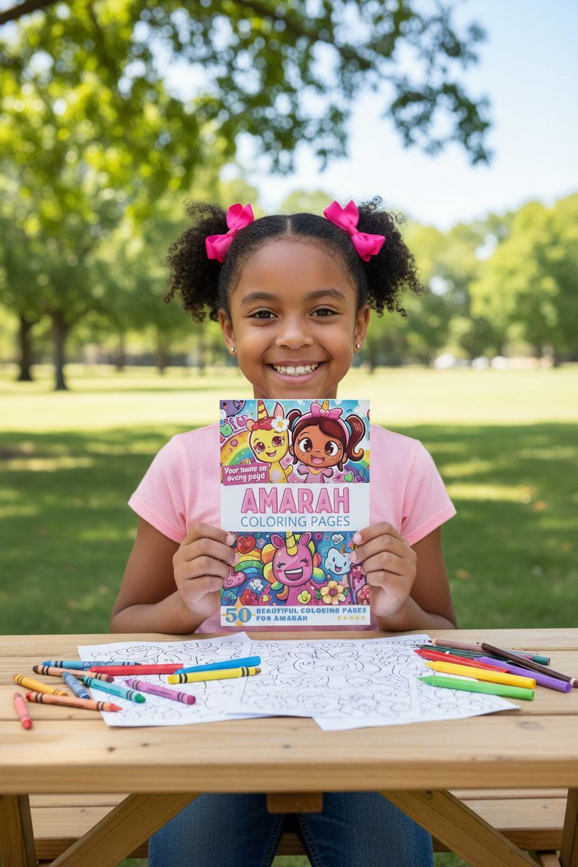 Amarah personal coloring pages