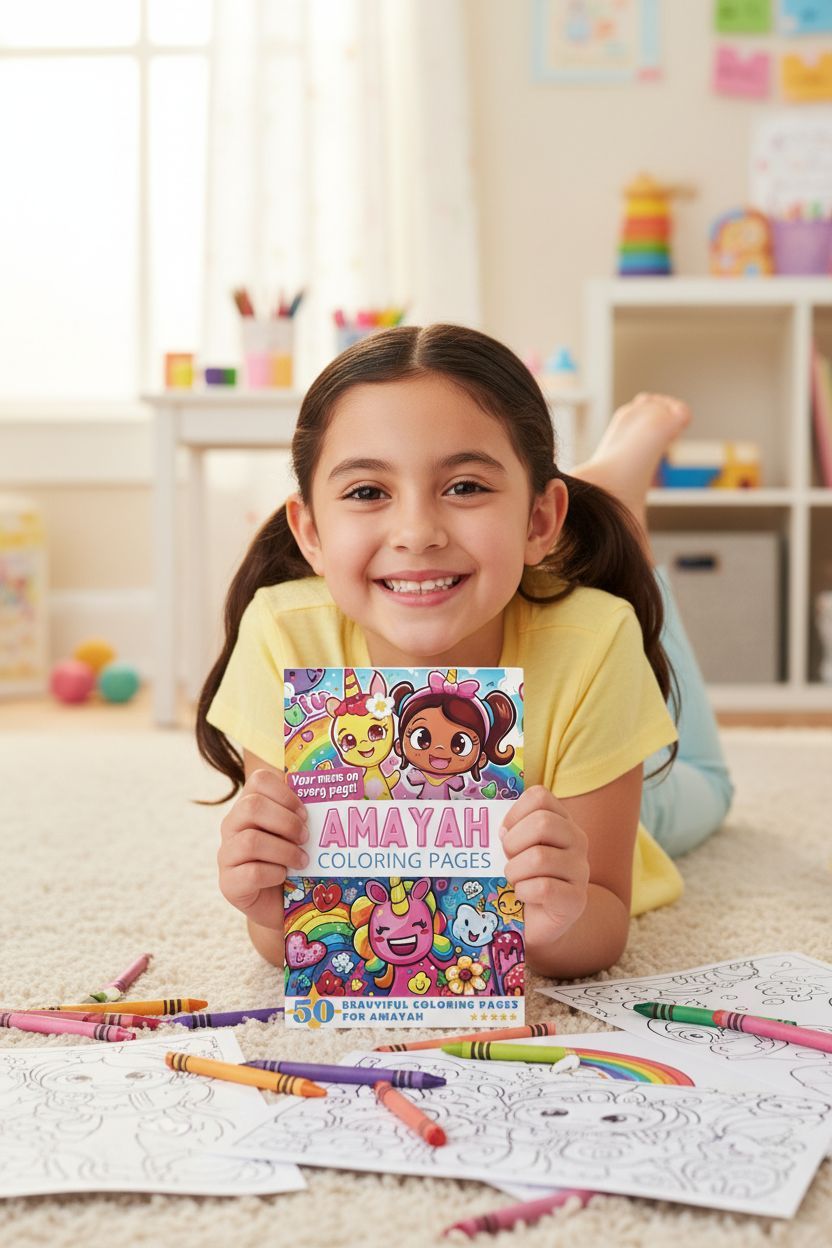 Amayah personal coloring pages