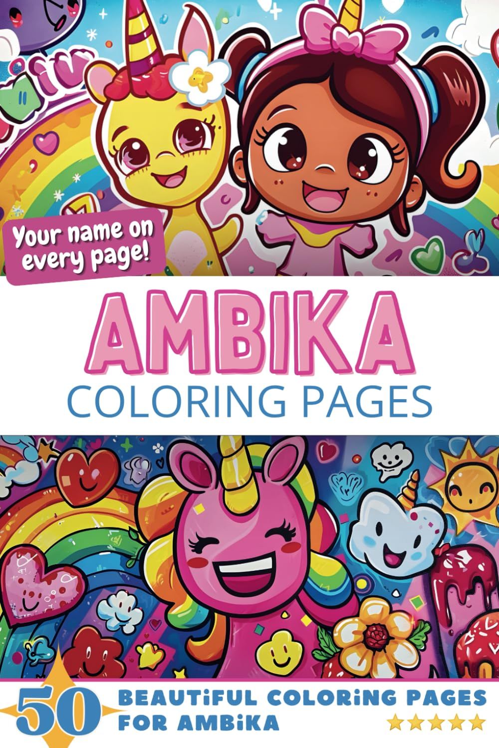 Ambika Coloring Book Cover