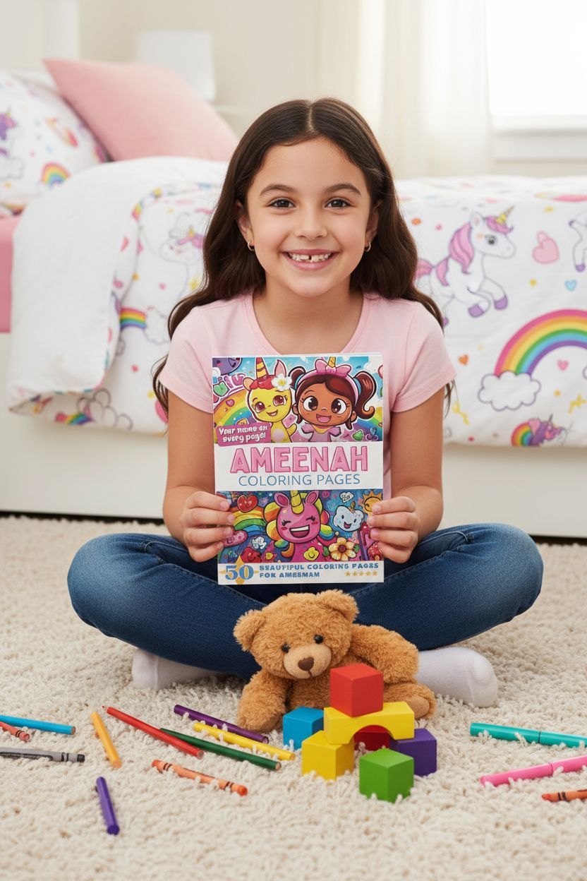 Ameenah personal coloring pages