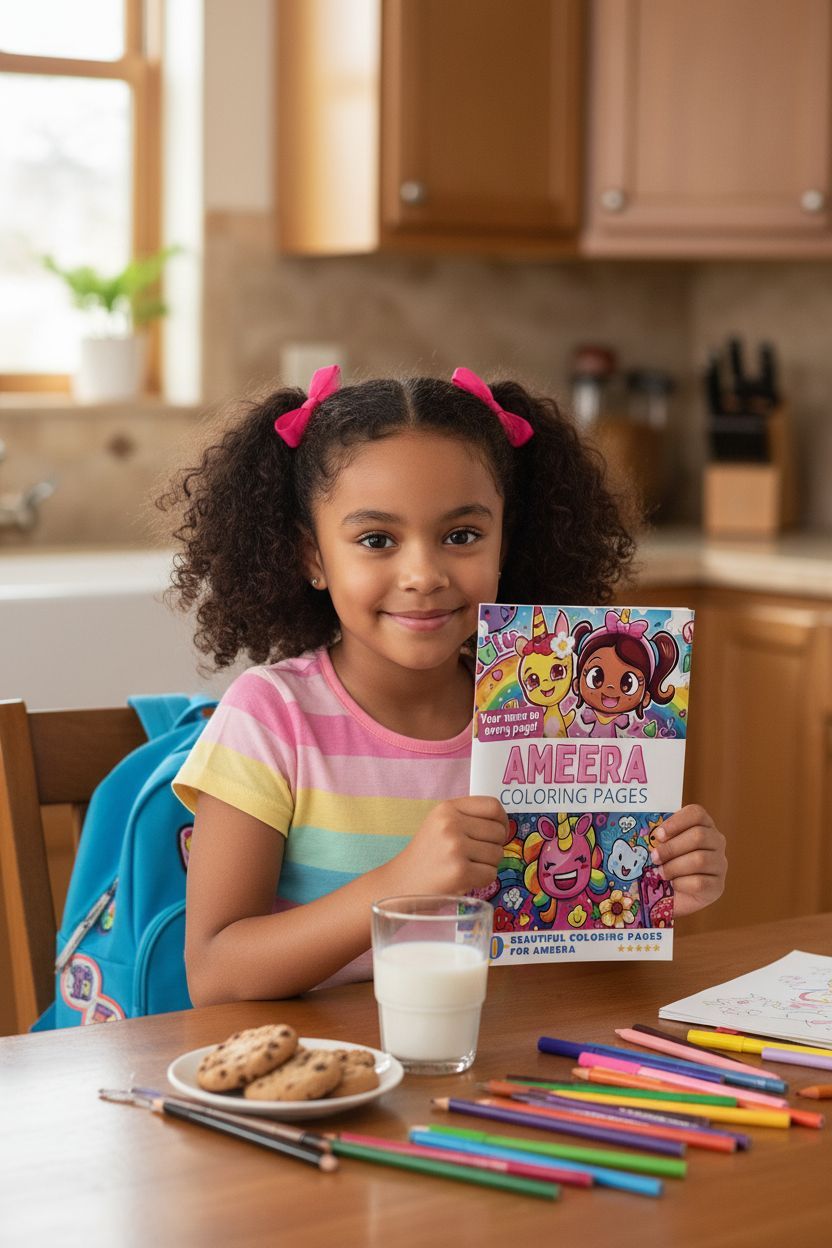 Ameera personal coloring pages